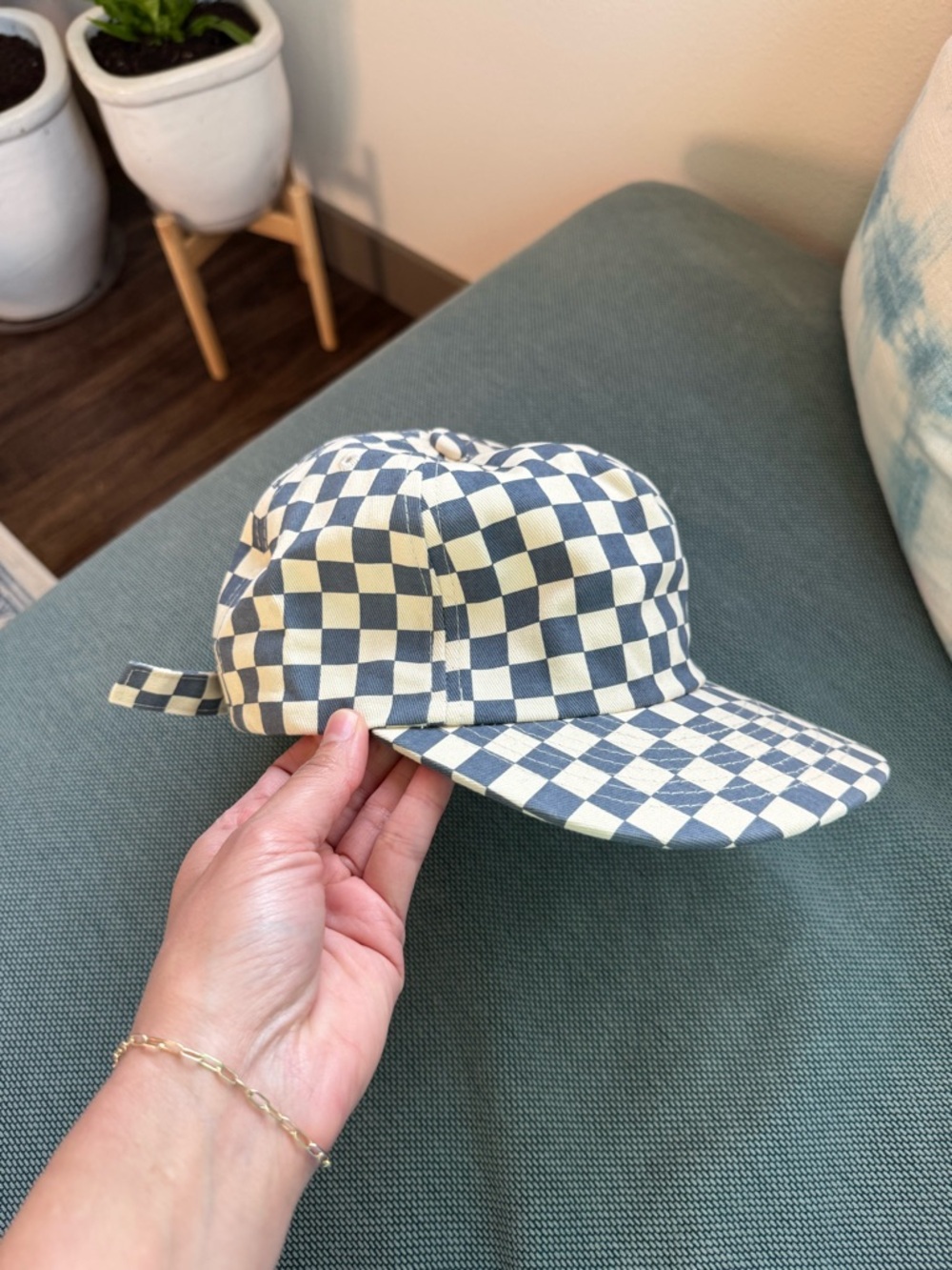 NWOT checkered hat